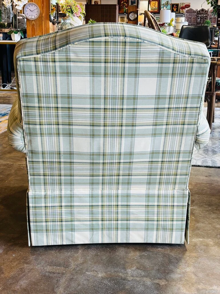 Plaid Arm Chair - Image 4
