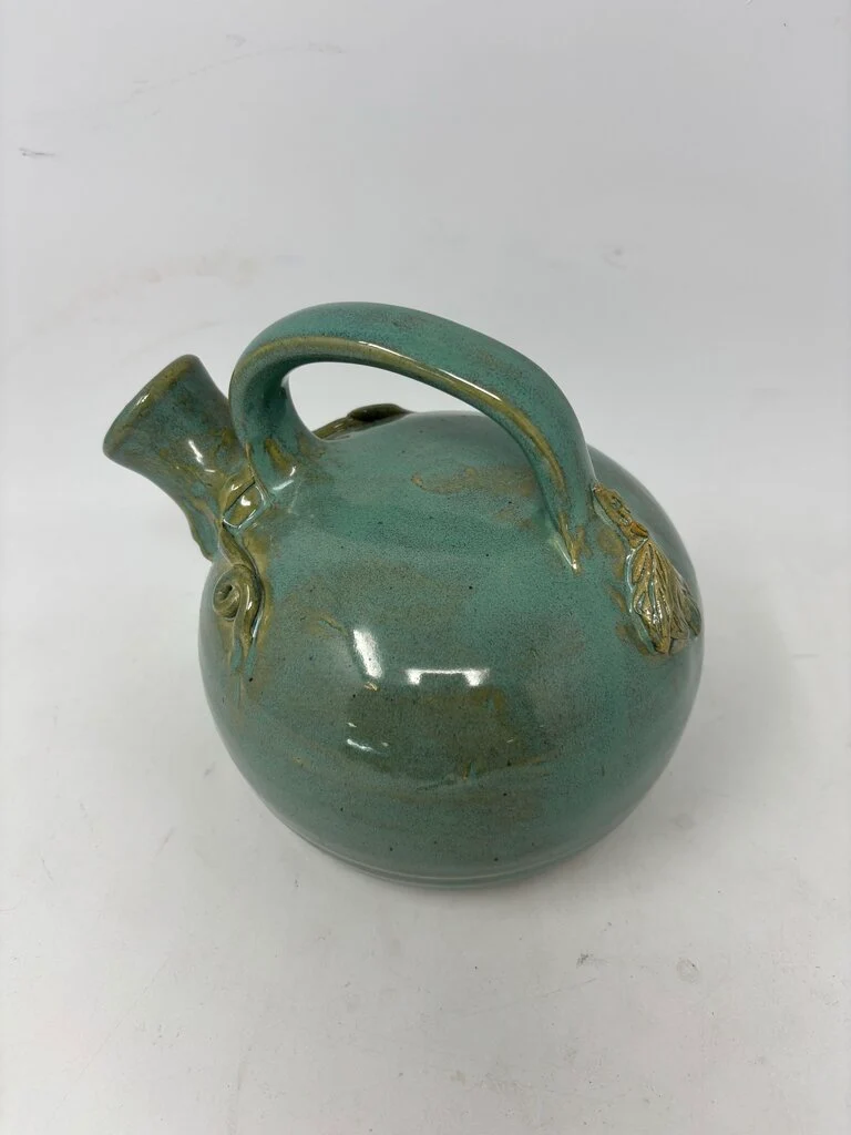 Pottery Signed Teapot