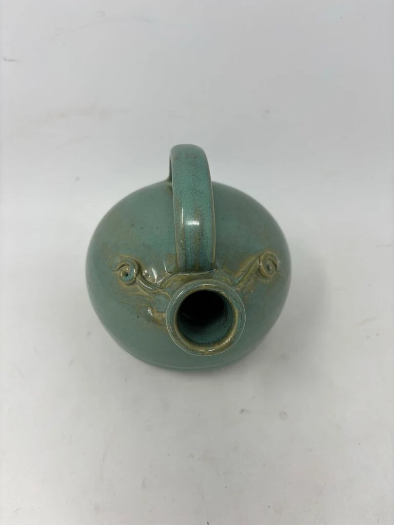 Pottery Signed Teapot - Image 3