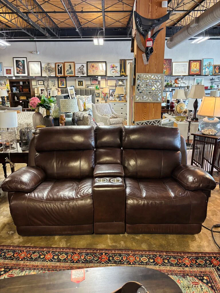Power Reclining Loveseat with Console