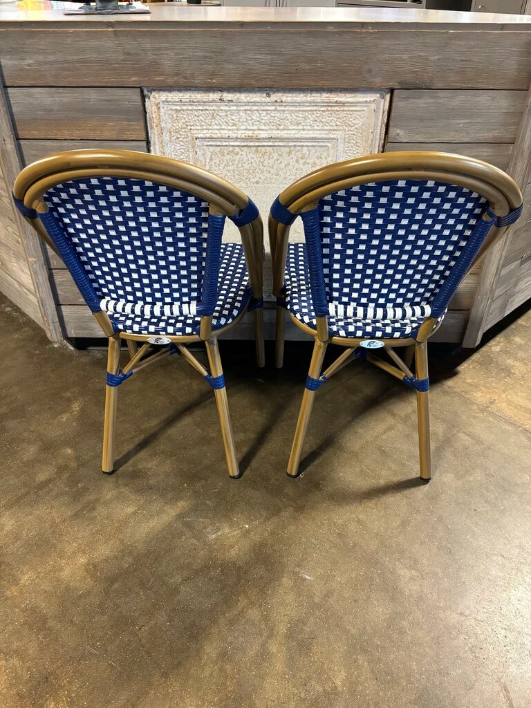 Purple Leaf Bistro Chairs Pair - Image 2