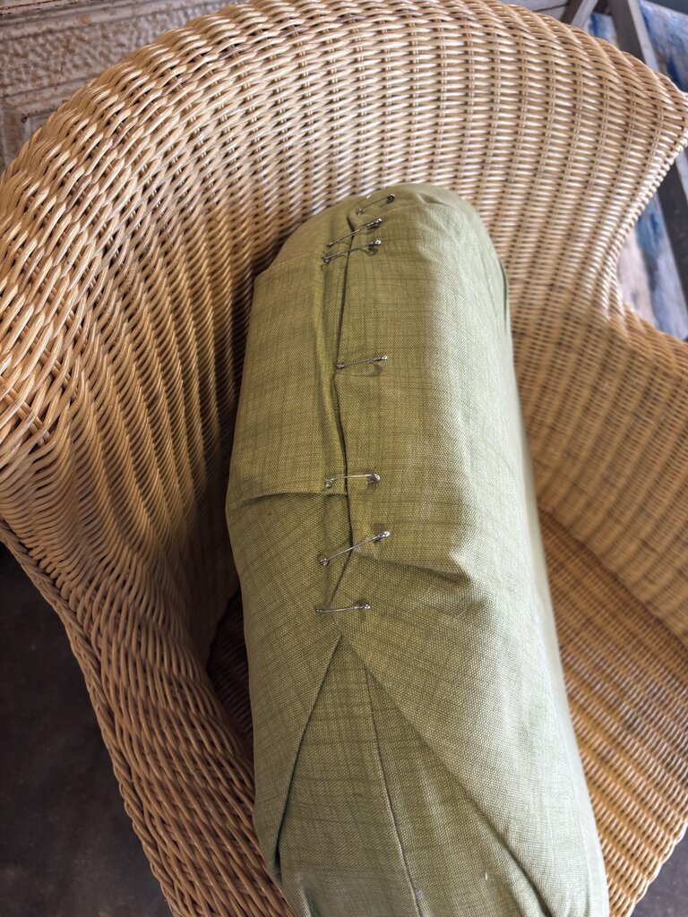 Rattan Arm Chair with Cushion - Image 4