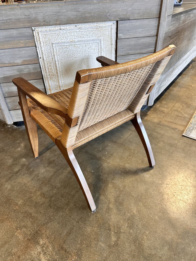 Rattan & Wood Blakeley Accent Chair - Image 4