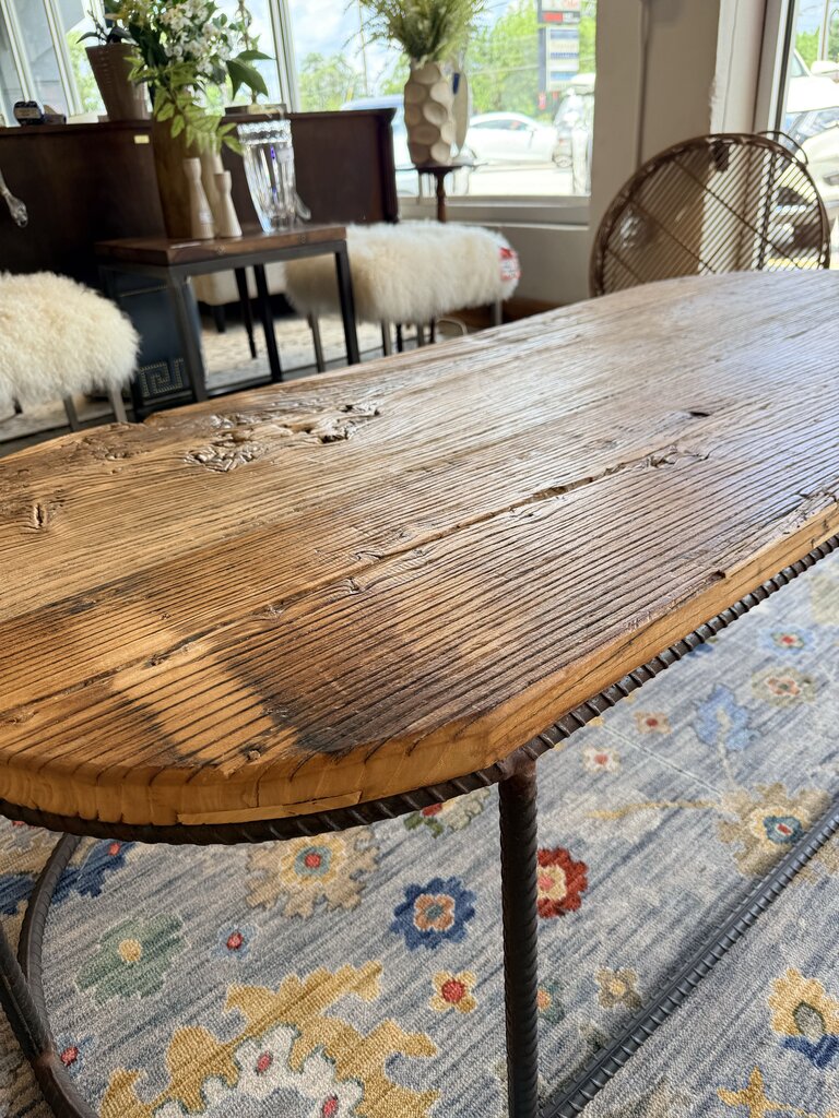 Recycled Wood/Metal Coffee Table 69.5 X 30 X 19.5 - Image 3