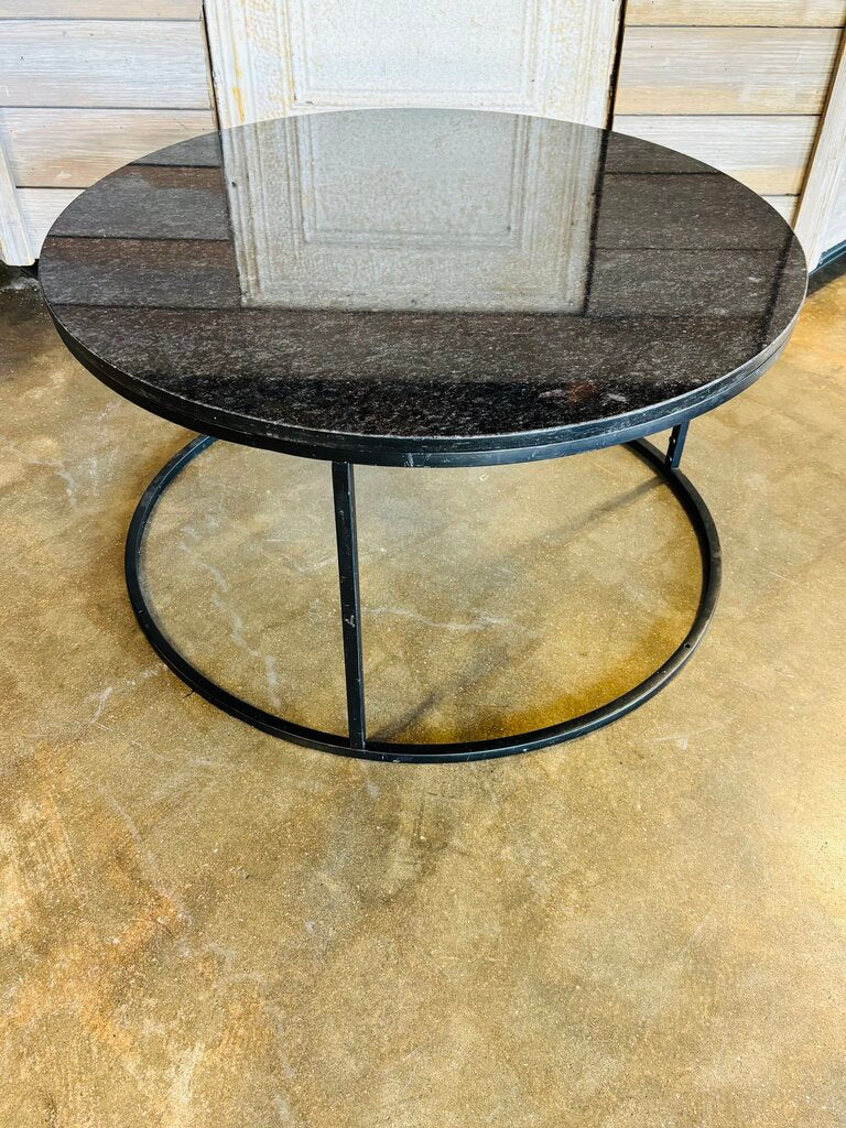 Round Nesting Marble Coffee Tables - Image 4