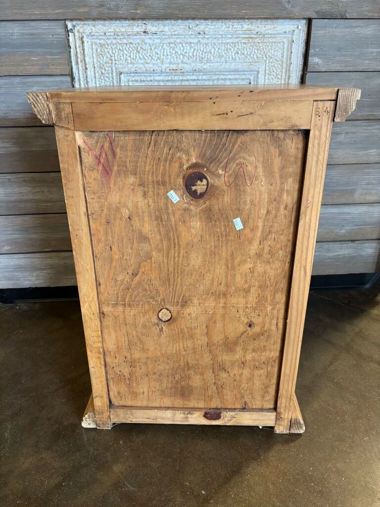 Rustic Wood Nightstand 19 X 16 x 27 - Image 2