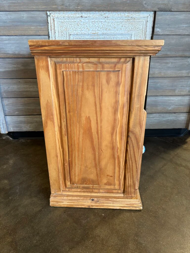 Rustic Wood Nightstand 19 X 16 x 27 - Image 3
