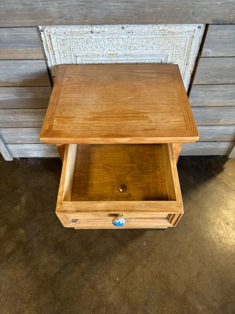 Rustic Wood Nightstand 19 X 16 x 27 - Image 5