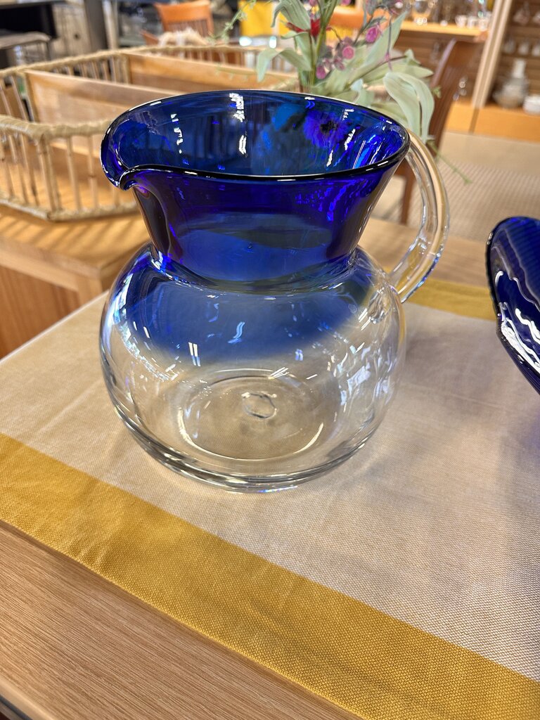 Set 2 Handblown Pitcher & Bowl - Image 4
