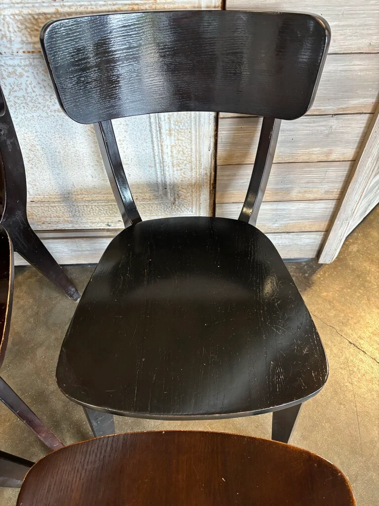 Set 4 Solid Dining Chairs - Image 5