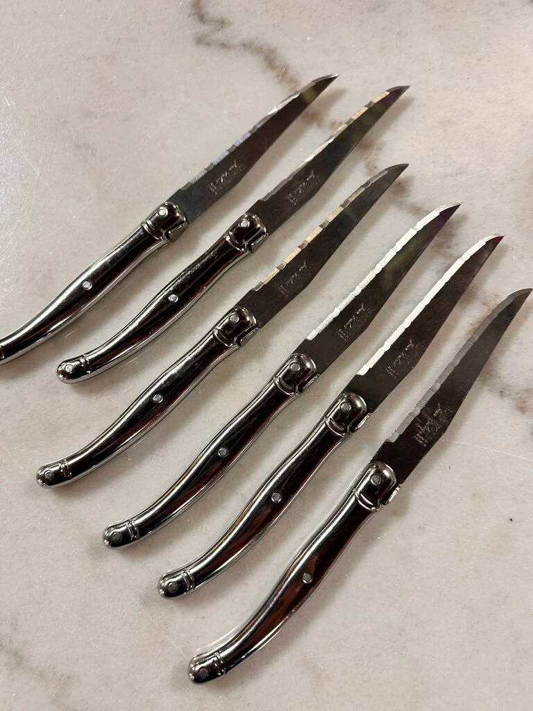 Set 6 Jean Dubost Laguiole Steak Knives