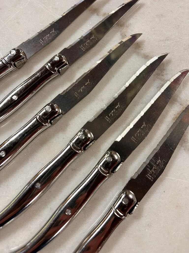 Set 6 Jean Dubost Laguiole Steak Knives - Image 2