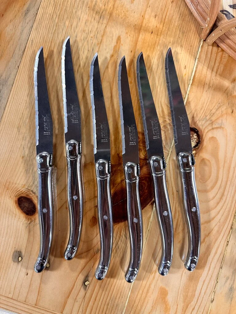 Set 6 Jean Dubost Laguiole Steak Knives - Image 2