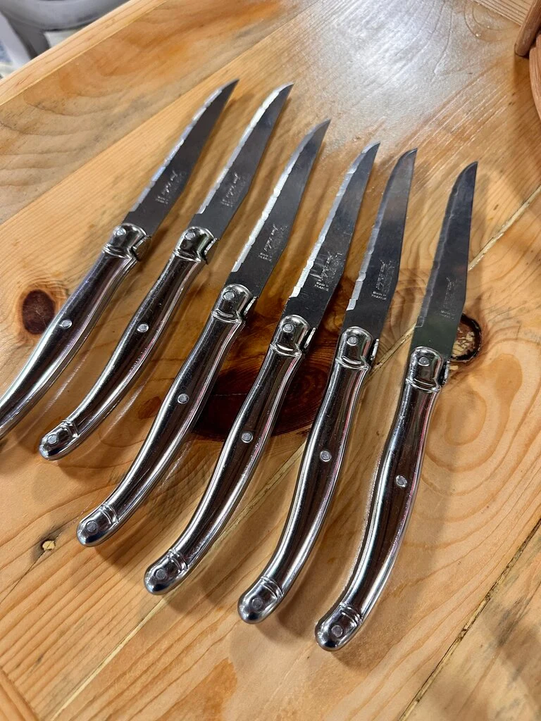 Set 6 Jean Dubost Laguiole Steak Knives - Image 3