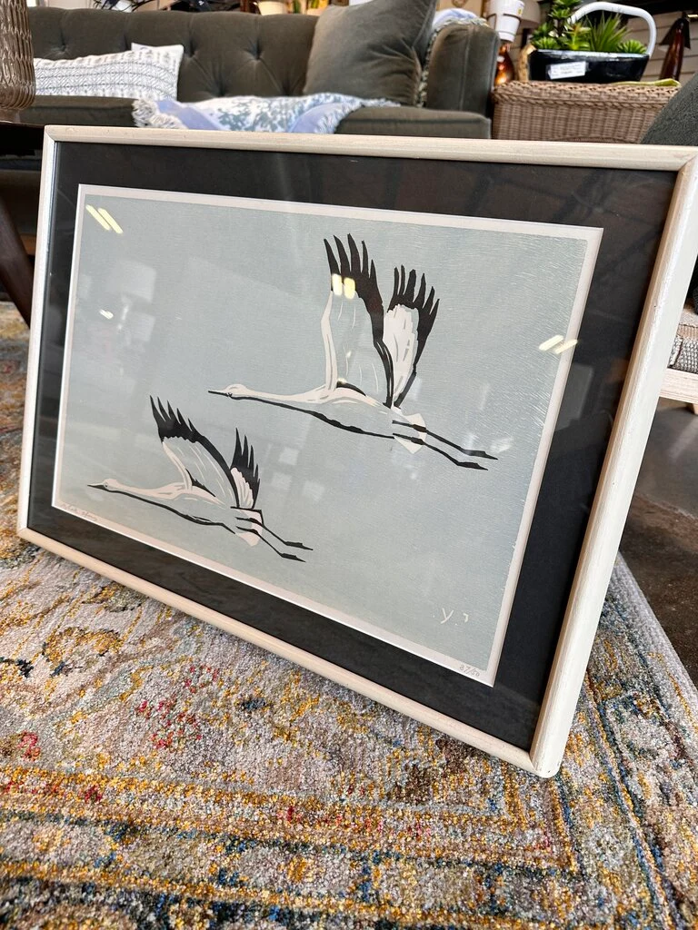 Signed/Numbered itzhak Ofer Bird Print - Image 2