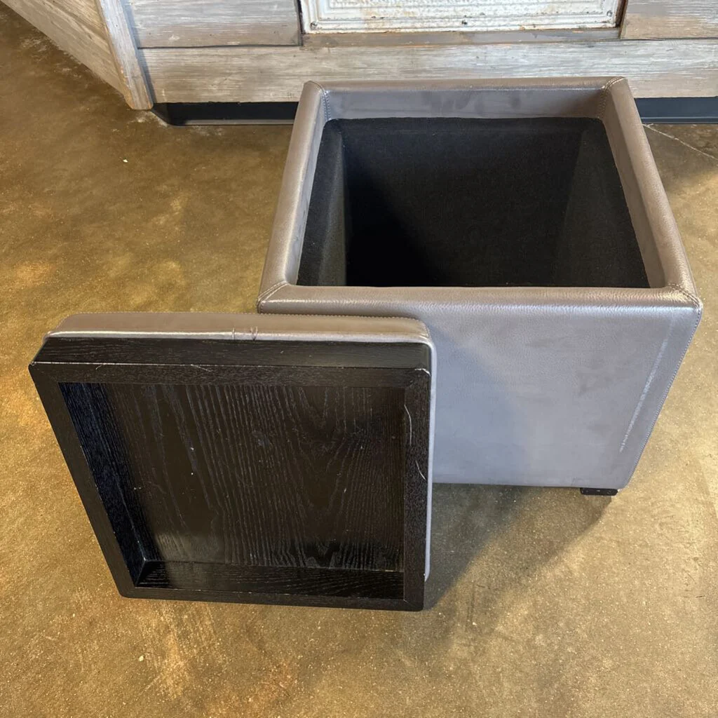 Square Cube Storage Ottoman - Image 3