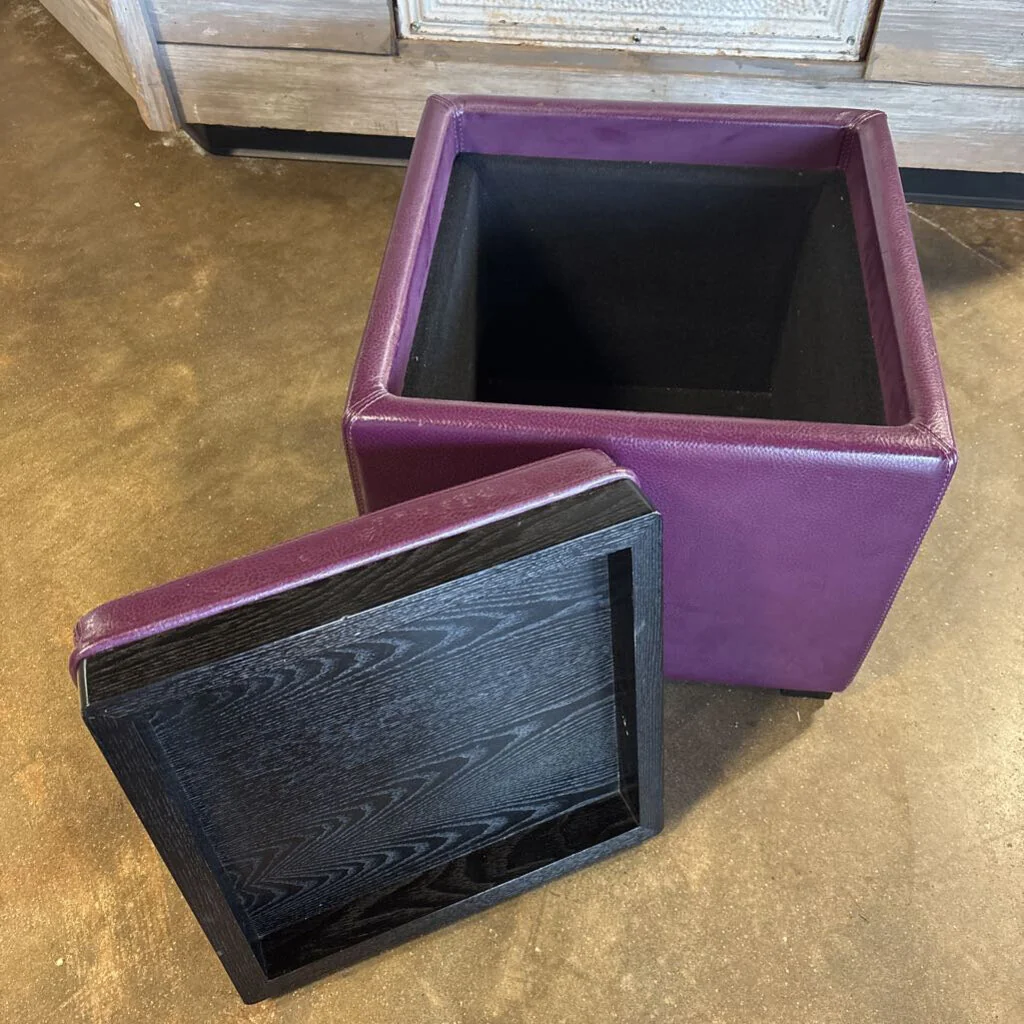 Square Cube Storage Ottoman - Image 3