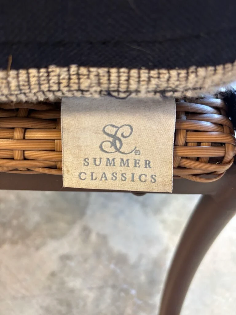 Summer Classics Mosaic Table & 5 Cushion Chairs - Image 3