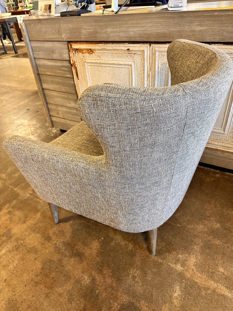Swoop Gray Arianna Wing Chair - Image 3
