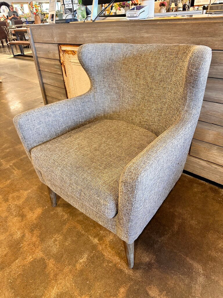 Swoop Gray Arianna Wing Chair - Image 4