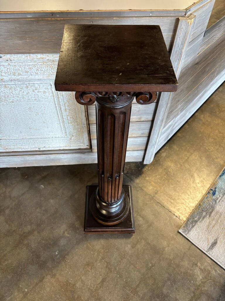 Tall Wood Plant Stand 39.5"H - Image 2