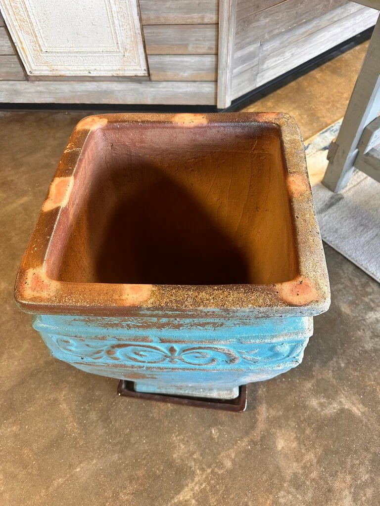 Terra Cotta Glaze XL Pot 18 x 18 x 29H - Image 4