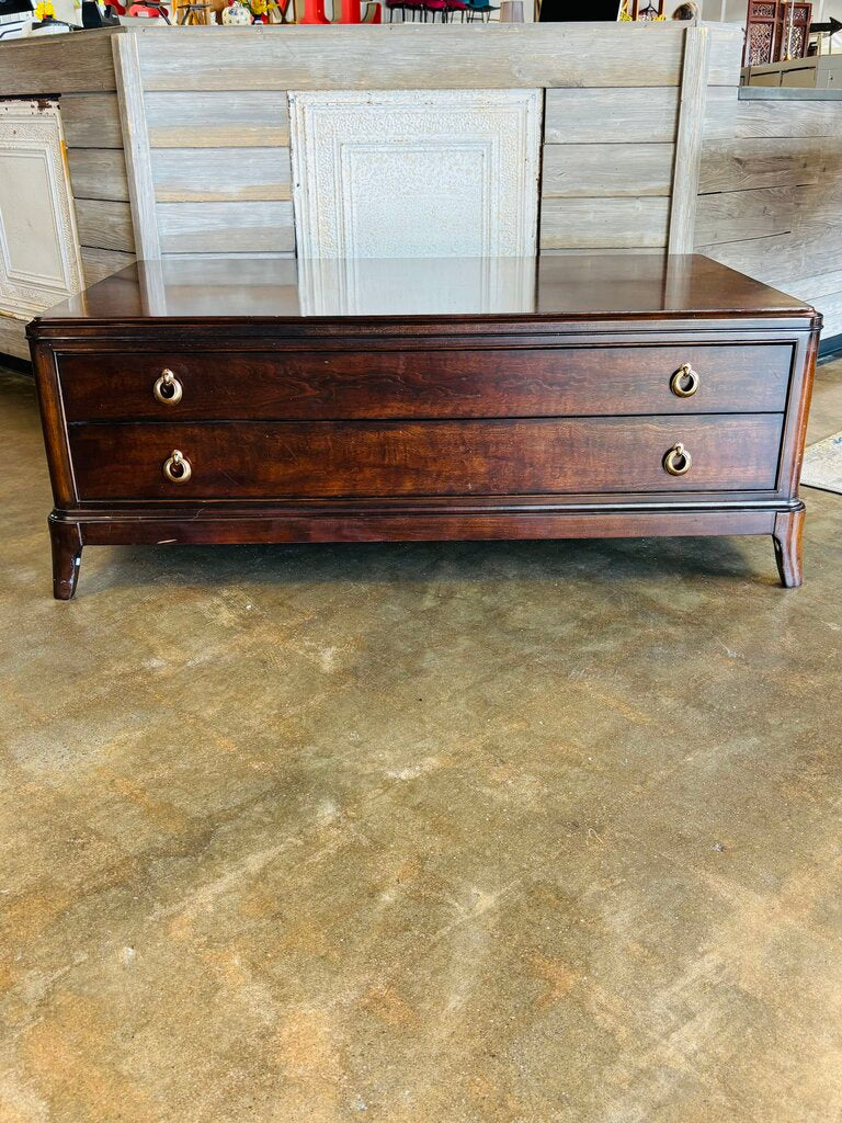 Two Drawer Coffee Table 52 X 32 X 19 - Image 2