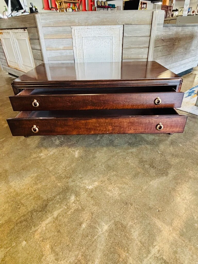 Two Drawer Coffee Table 52 X 32 X 19 - Image 4