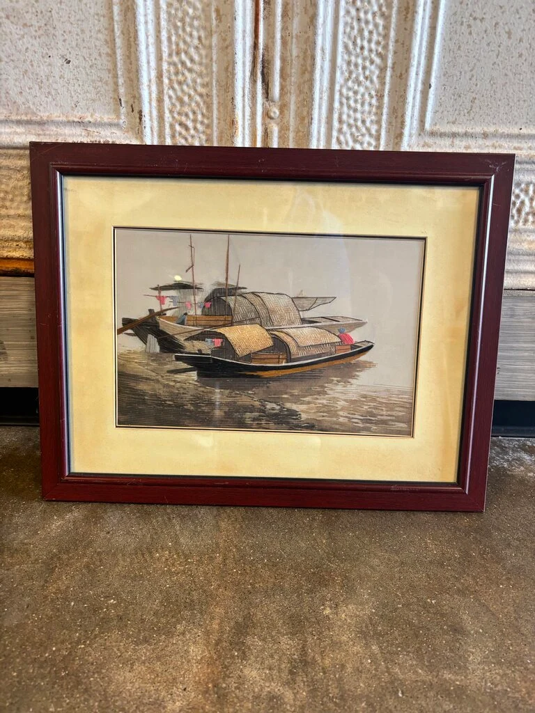 Vintage Asian Sampan Boat