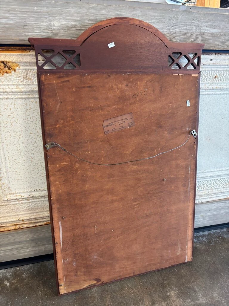 Vintage John Wanamaker Mirror 36.5 X 23 - Image 2
