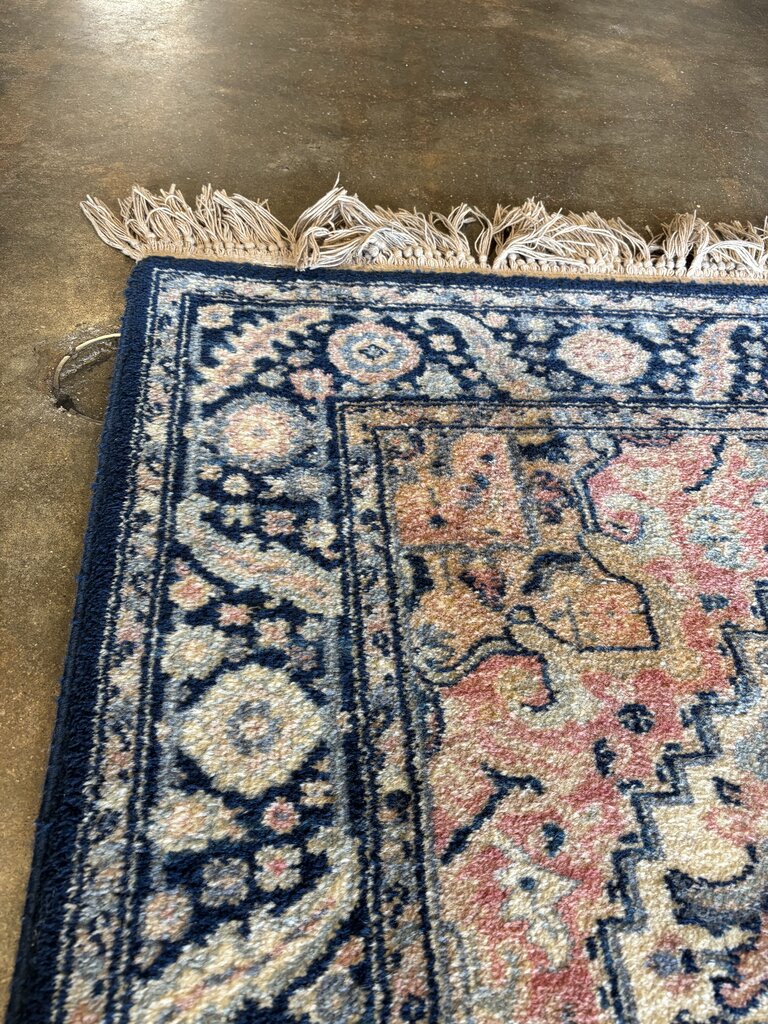 Vintage Machine Made Wool Area Rug 52 X 73 - Image 6