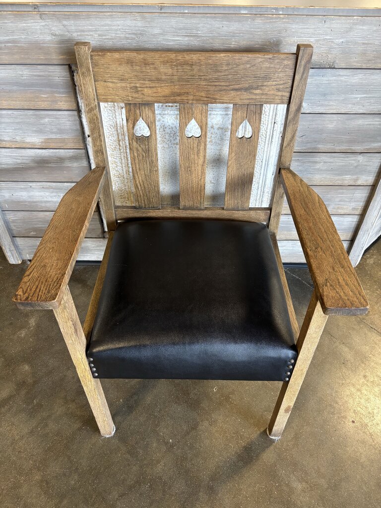 Vintage Shaker Heart Table, Rocker, Chair 3 PC - Image 3