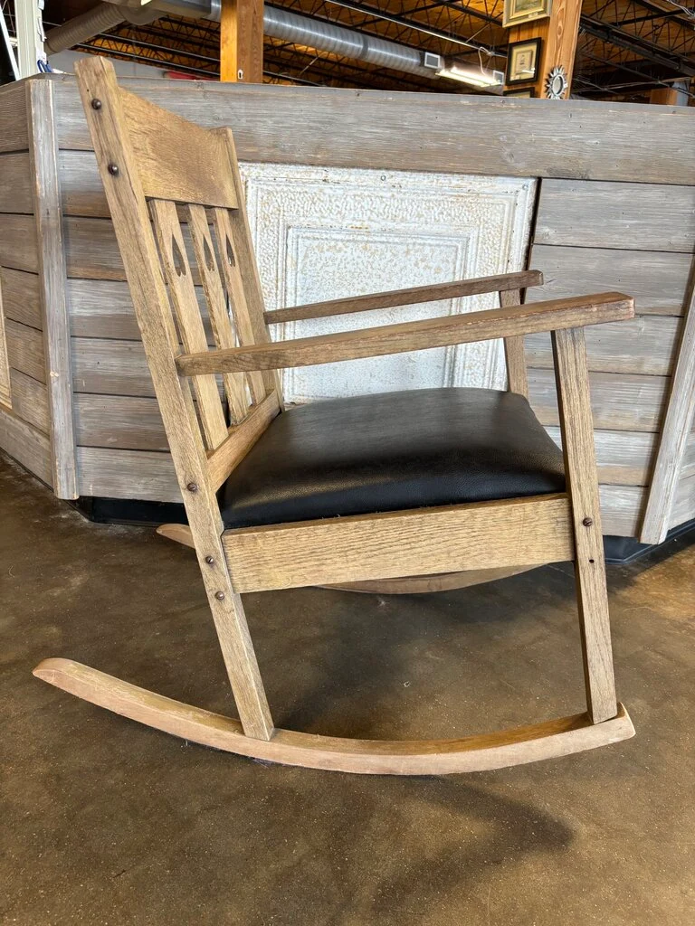 Vintage Shaker Heart Table, Rocker, Chair 3 PC - Image 6