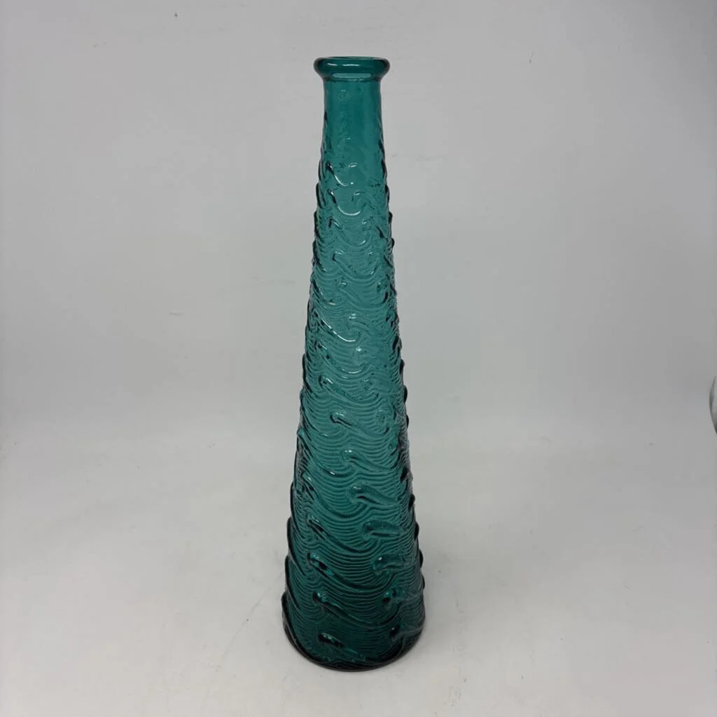 Vintage Wave Design Bottle Vase