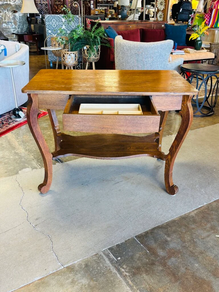 Vintage Writing Desk 42 X 26.25 X 30 - Image 3