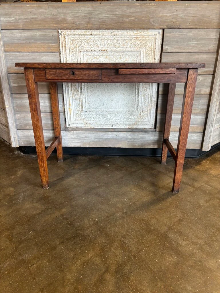 Vintage Writing Desk/Table 32 x 17.5 X 25.75