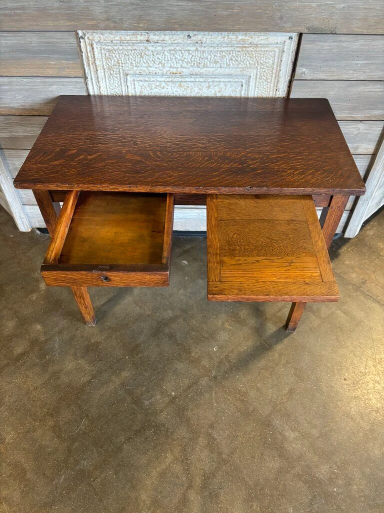 Vintage Writing Desk/Table 32 x 17.5 X 25.75 - Image 2