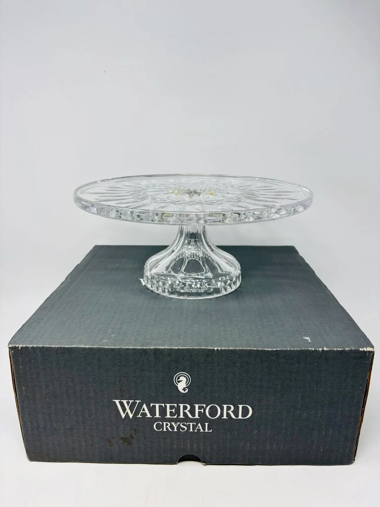 Waterford Lismore Cake Stand & Box