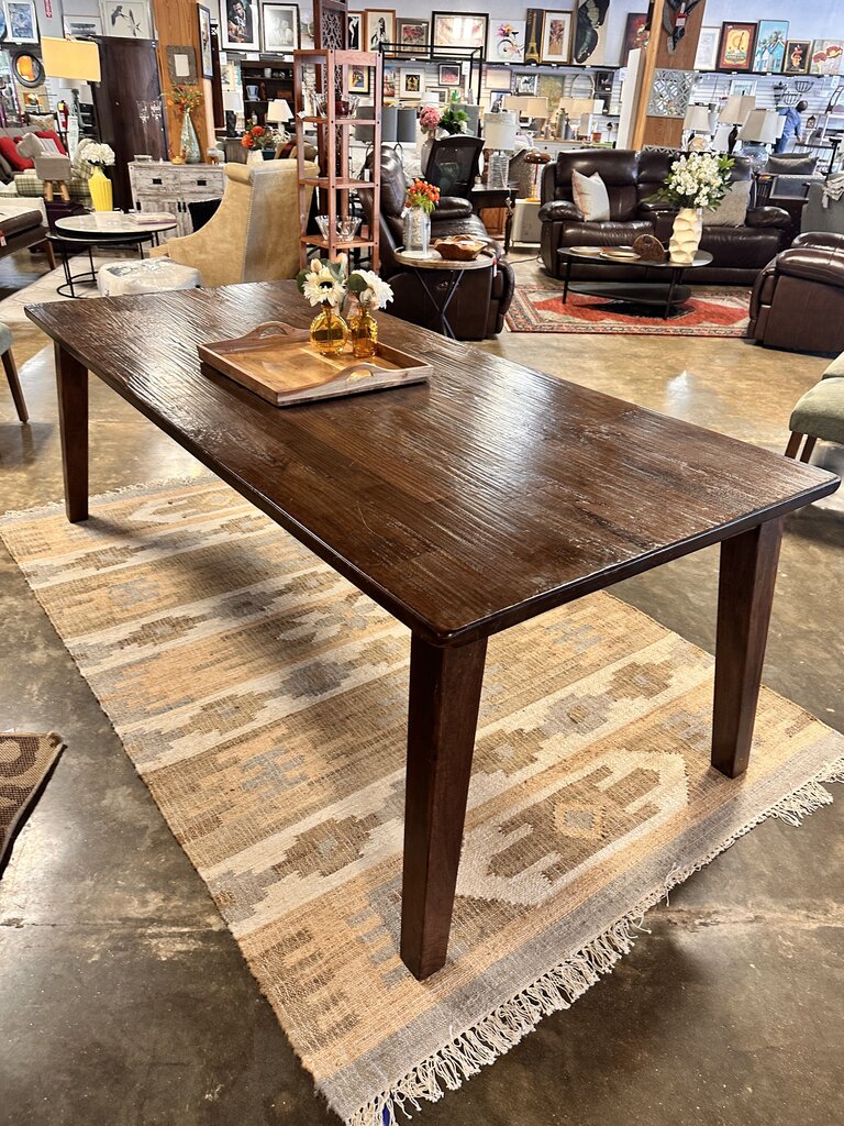 Wood Dining Table 87 X 39.75 X 30 - Image 2