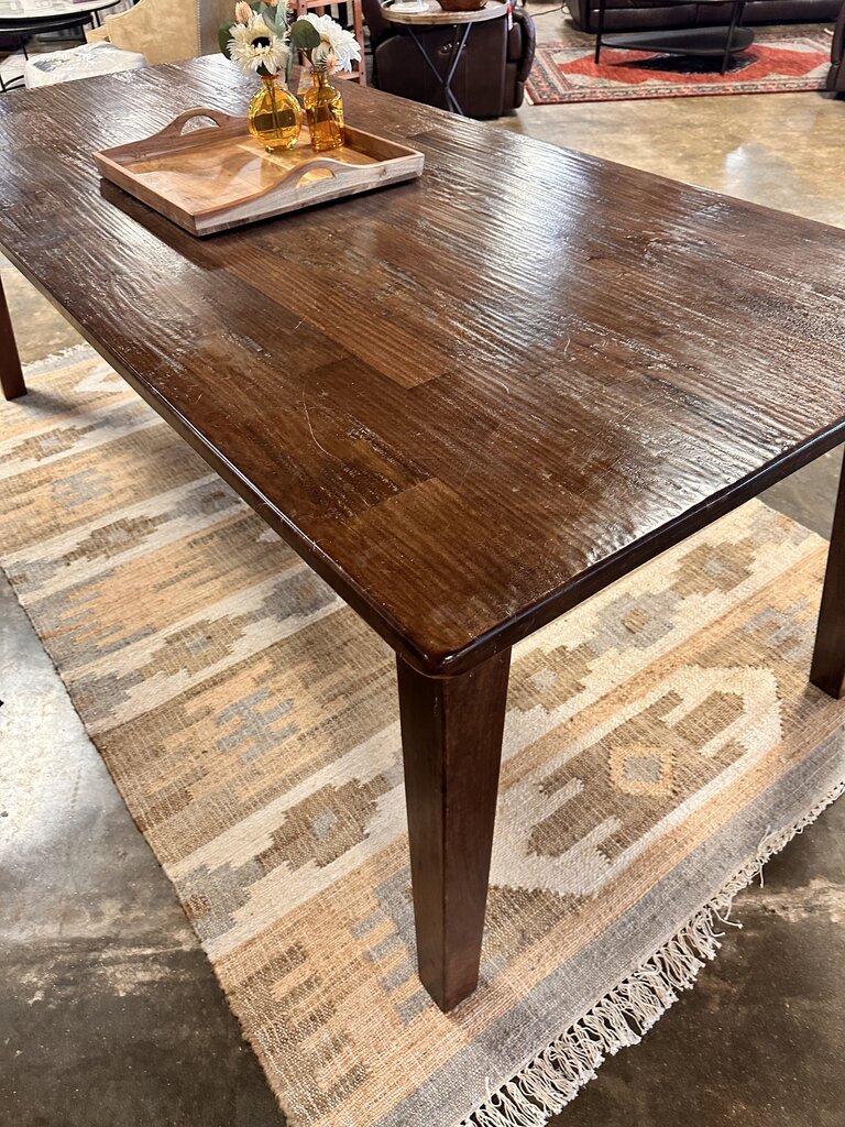 Wood Dining Table 87 X 39.75 X 30 - Image 3
