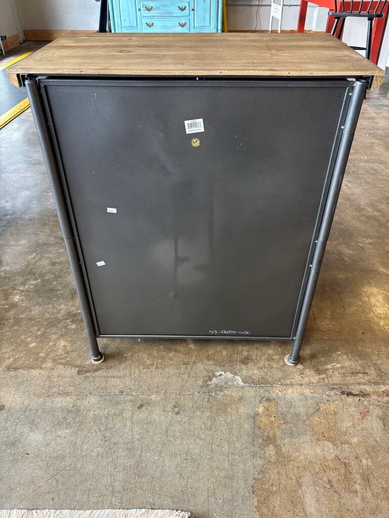 Wood/Metal 2 Drawer Cabinet 26 X 15.5 X 32 - Image 6