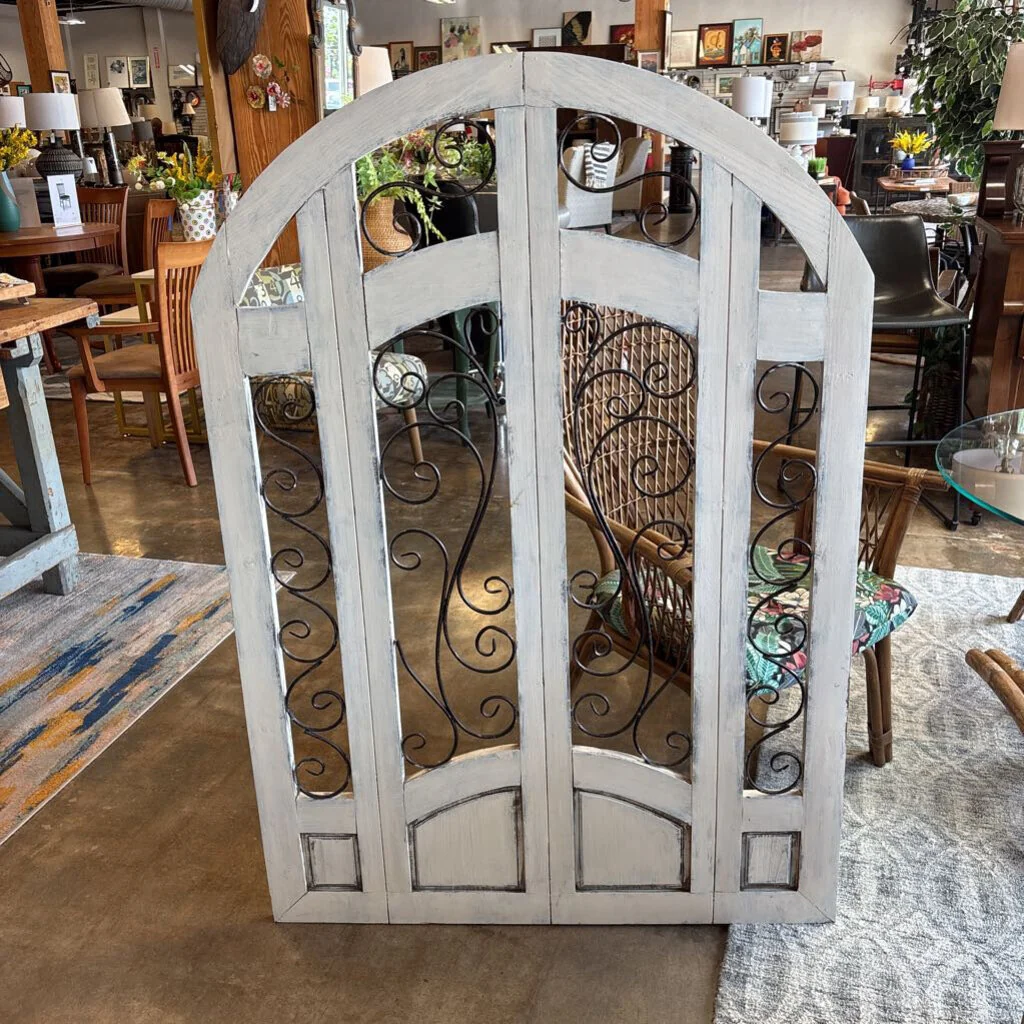 Wood/Metal Arch Wall Deco 40 X 57.25