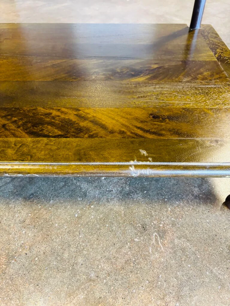 Wood/Metal Toulouse Side Table 27 X 20 X 24 - Image 5