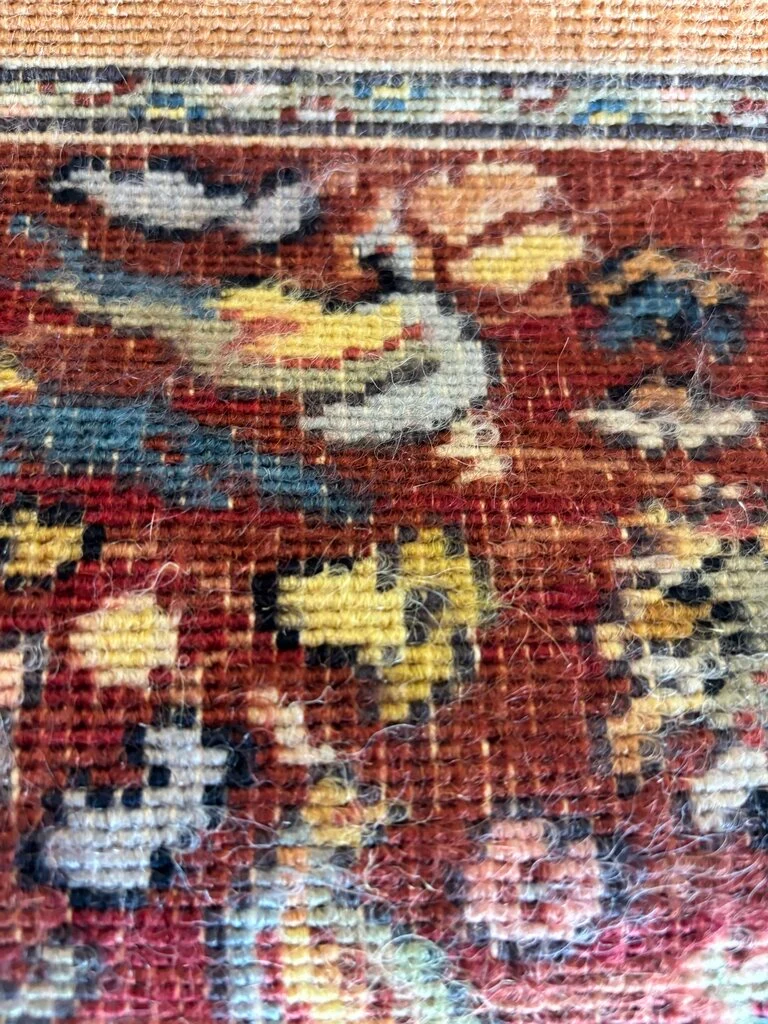 Wool Persian Hunting Pattern Rug 4.3 X 8 - Image 3